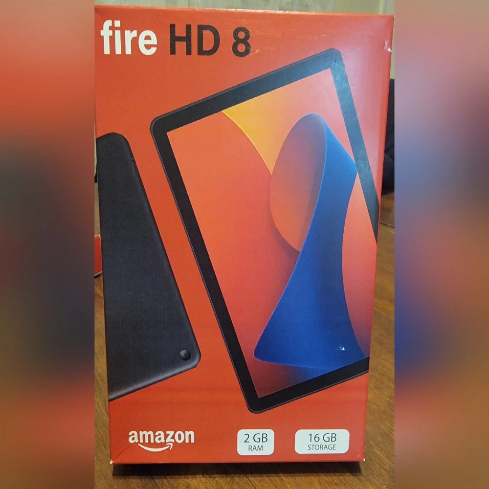 Amazon Fire HD 8 Tablet - Red and Black